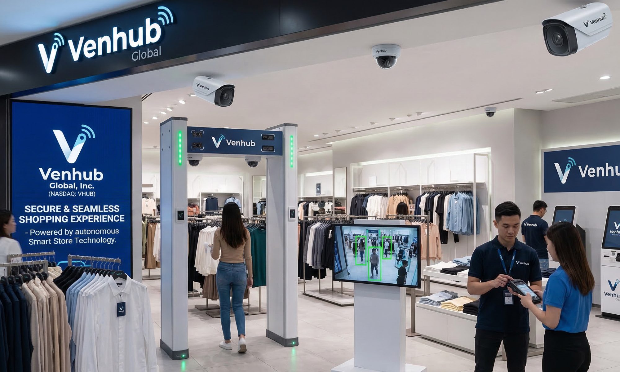 Discover how VenHub is revolutionizing retail security with six advanced technologies designed to tackle theft and shrinkage. Learn about their innovative solutions enhancing autonomous Smart Store functionality.
