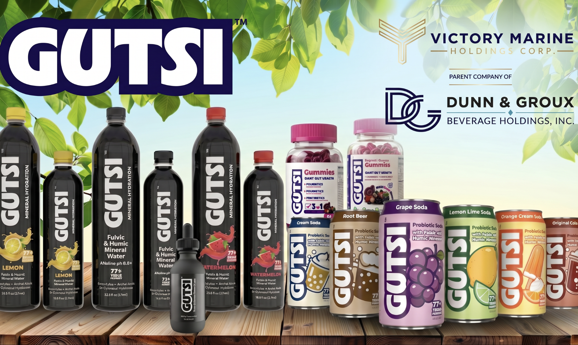 Victory Marine Holdings' beverage subsidiary DGBH completes its national sales leadership team to accelerate GUTSI™ retail expansion and DSD distribution.