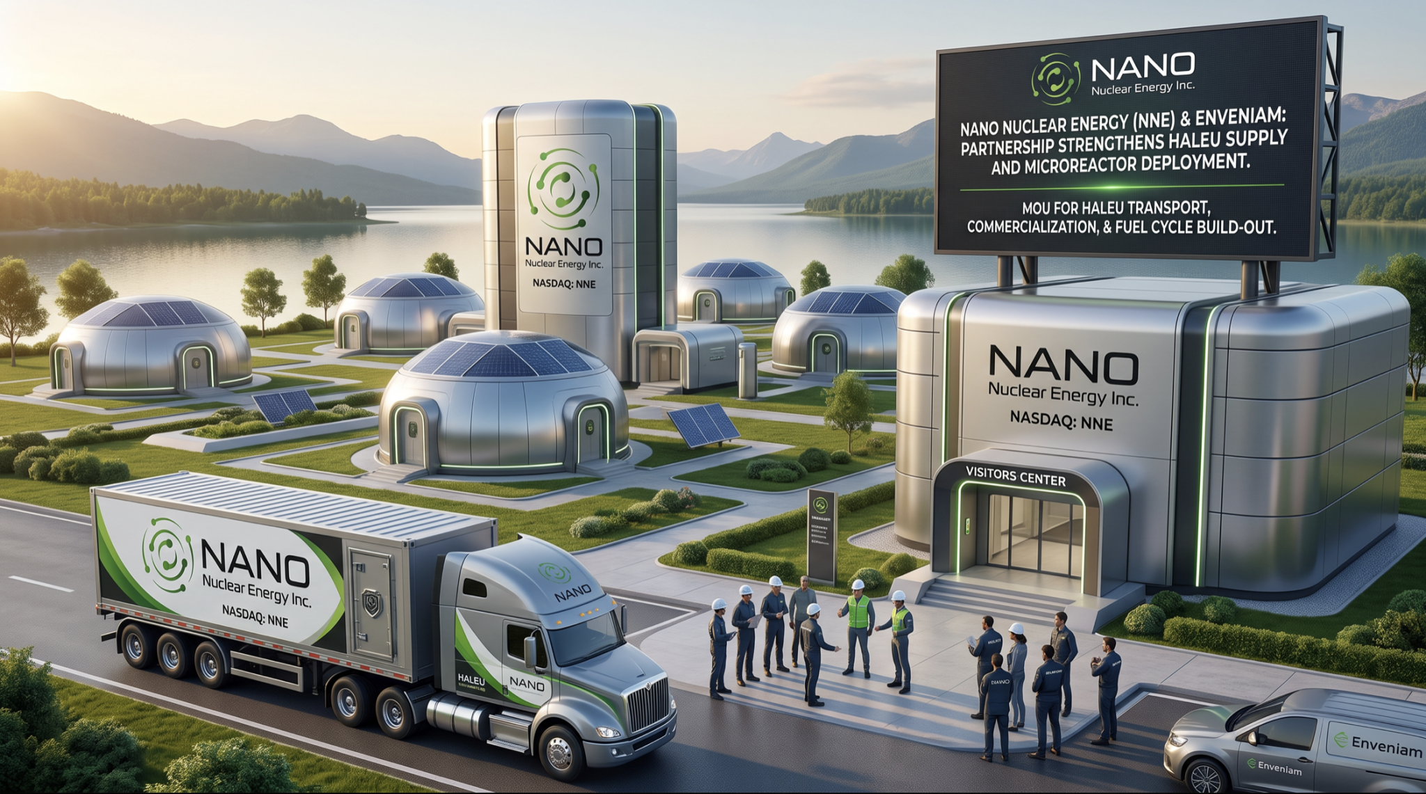 NANO Nuclear Energy (NASDAQ: NNE) signed a non-binding MOU with Enveniam covering HALEU transportation, microreactor commercialization and fuel cycle buildout.