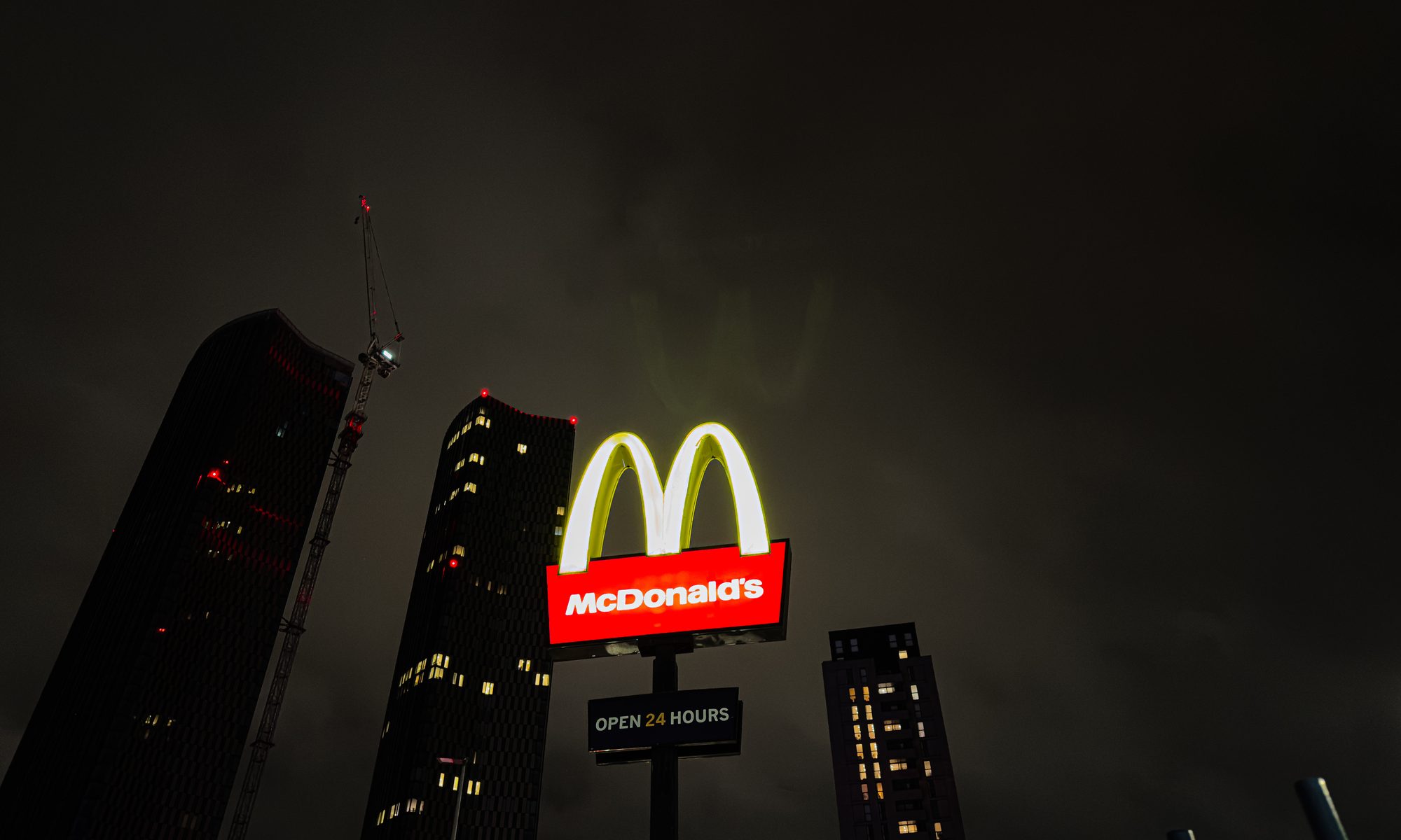 McDonald's NEXT strategy targets 1.5 points of chicken and beverage share by 2030 plus $8.5B in franchisee support. MCD fell over 4% on slow growth.